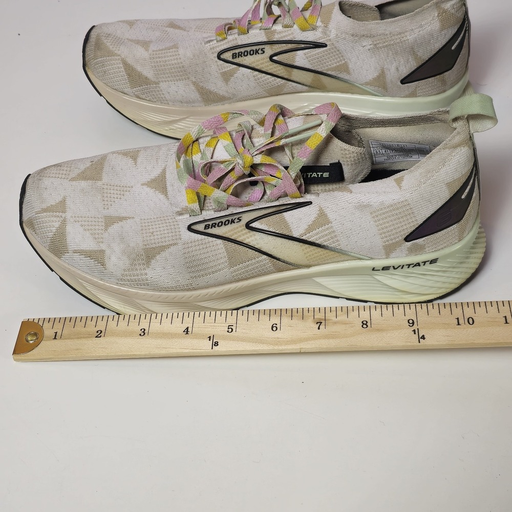 Brooks Womens Levitate SF 6 LE 1203851B141 White Multi Running Shoes Size 9.5 B - Picture 7 of 14
